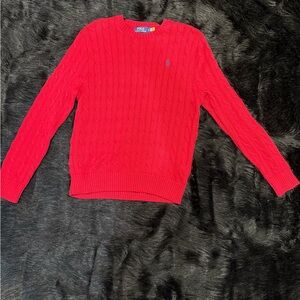 Ralph Lauren Vibrant Red Knit Sweater